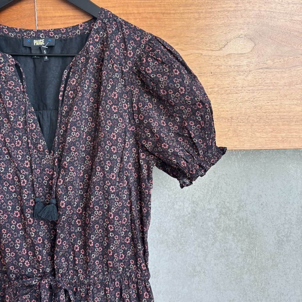 PAIGE Siera Midi Dress, Size 8 - Picture 8 of 15